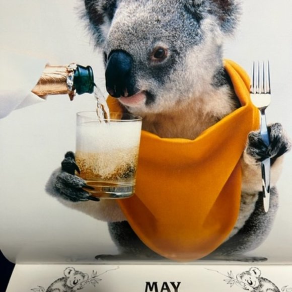 VTG "Sydney", the Qantas Koala Bear 1986 Calendar 12x12" - Picture 6 of 12